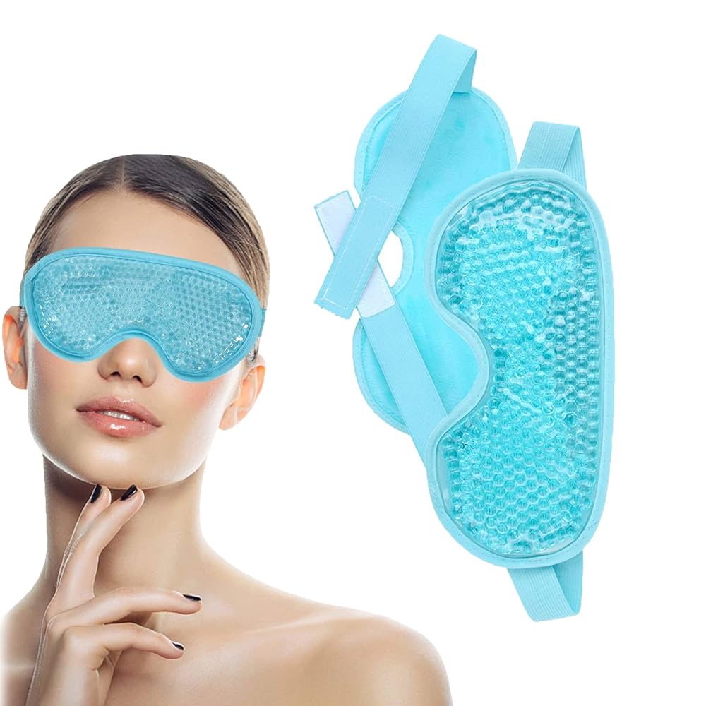 Antifaz gel frio calor para ojos cansados
