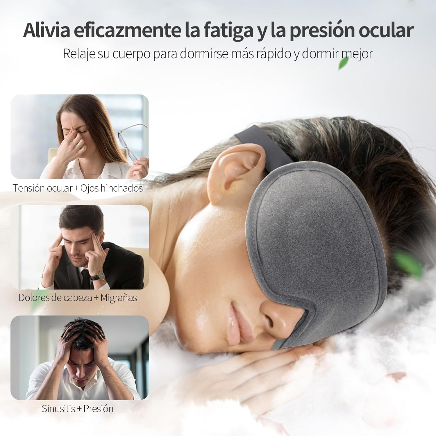 Antifaz para Dormir Ergonomico 3D