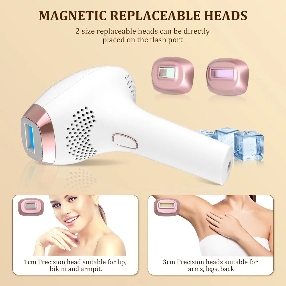 Depiladora Ipl Facial y corporal Cabezal Frio
