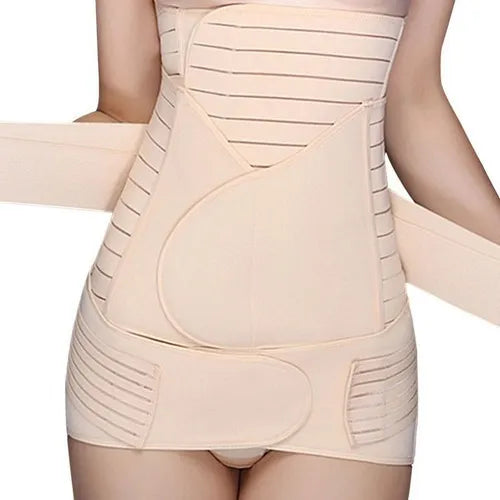 Faja 3en1 Abdominal Postparto Con Ballenas