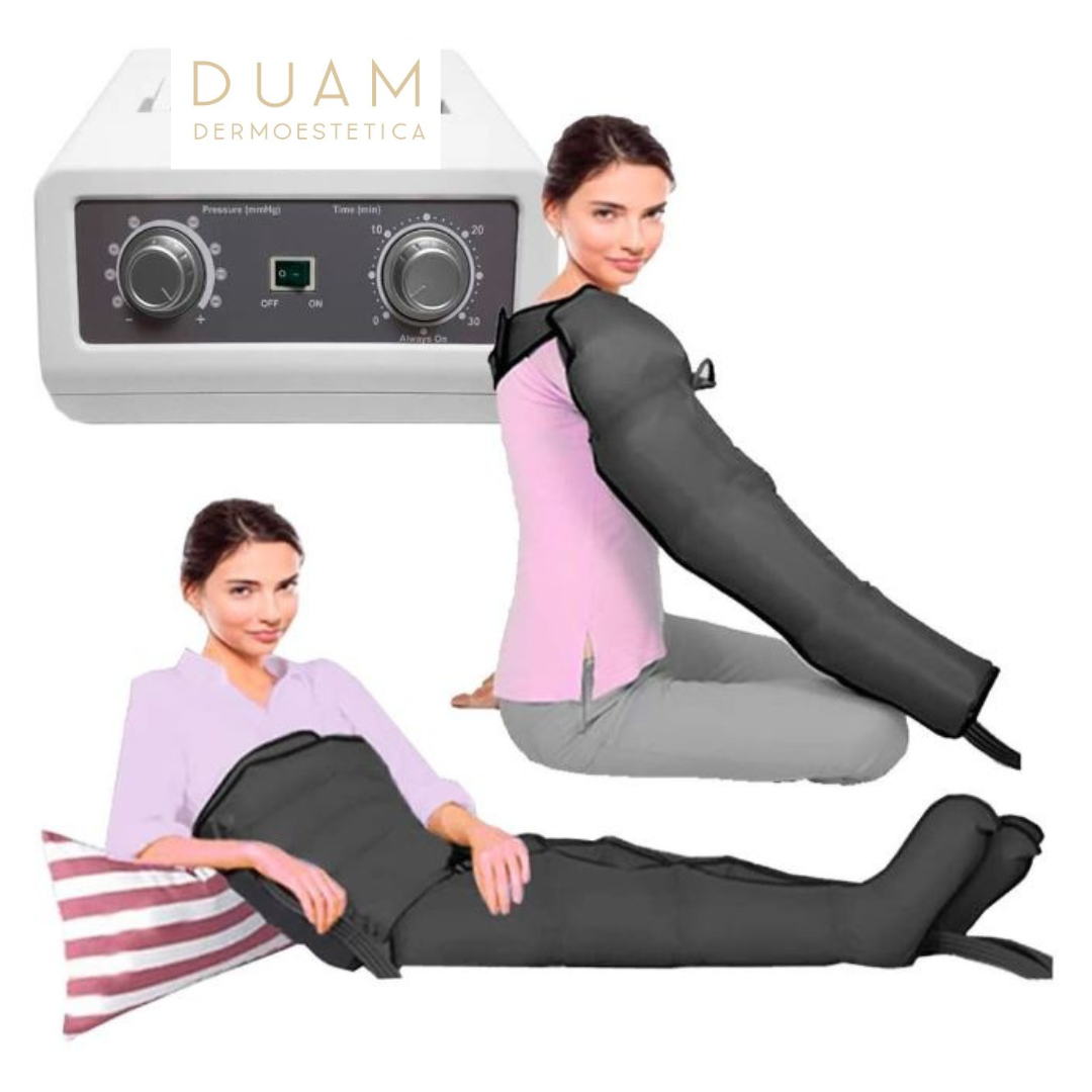 Kit de Presoterapia Secuencial – Botas + Faja Abdominal + Manga para Brazo