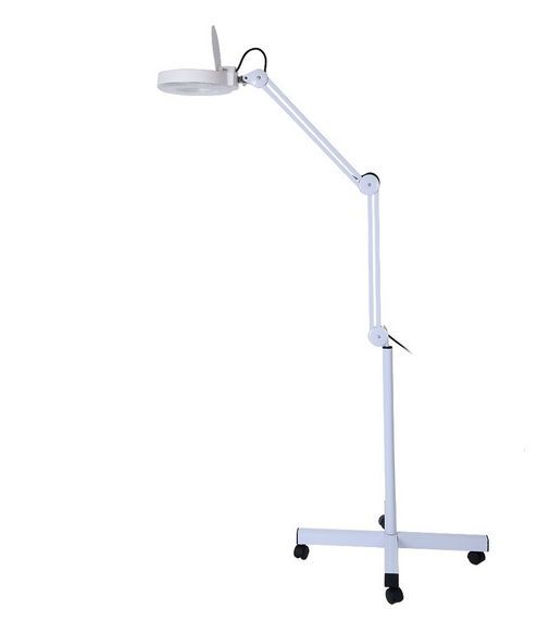 Lámpara de Pie con Lupa LED Profesional