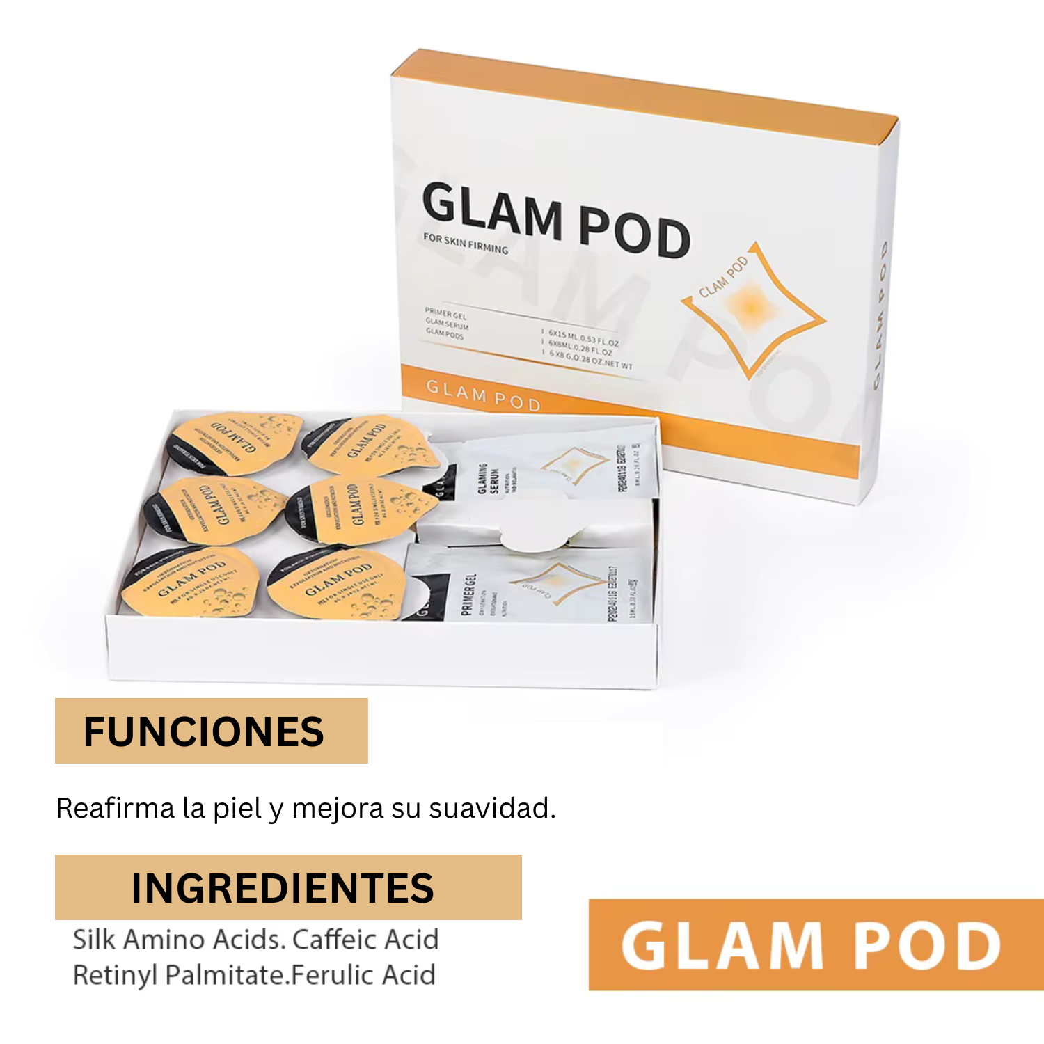 Pack Capsugen de 6 Primer Gel + 6 Serums + 6 Capsulas