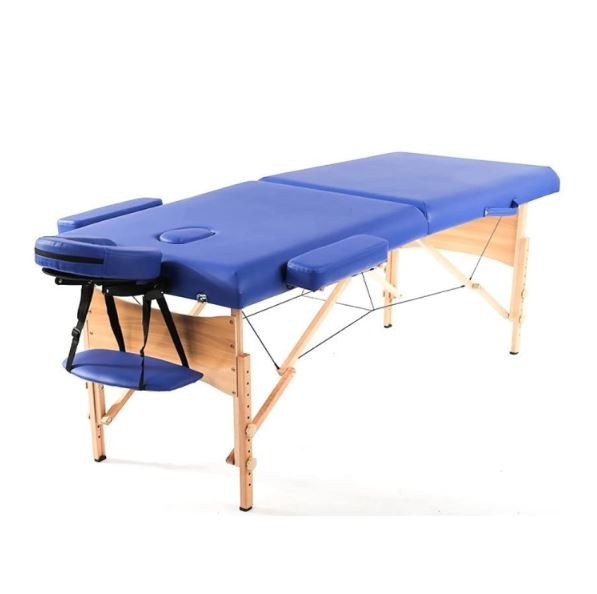 Camilla para Masajes de Madera Reforzada | Profesional con Accesorios