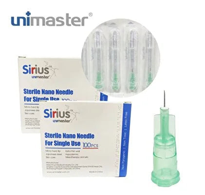 Aguja mesoterapia 32G 4mm caja 100 unidades