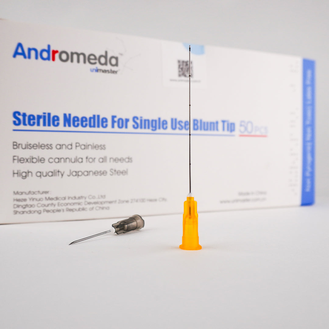 Canula Medica Unimaster 22g 25g 27g 50mm