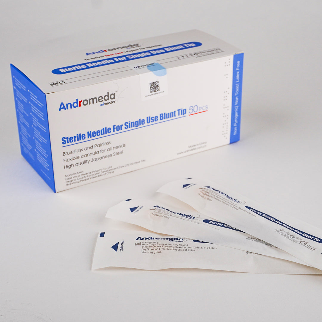 Canula Medica Unimaster 22g 25g 27g 50mm