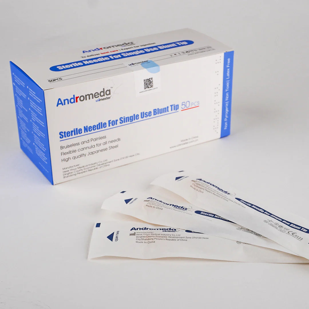 Canula Medica Unimaster 22g 25g 27g 50mm pack x10u