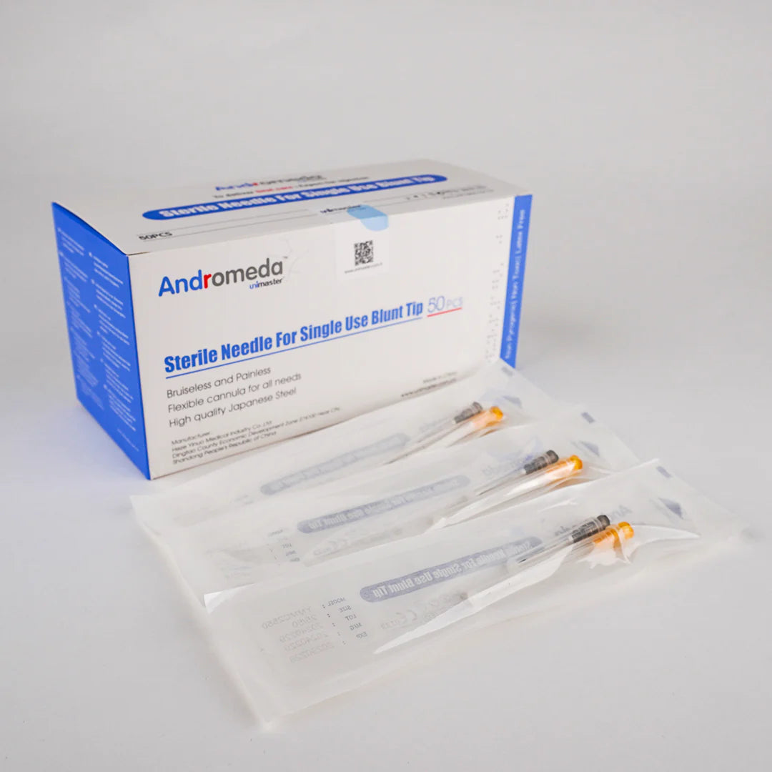 Canula Medica Unimaster 22g 25g 27g 50mm pack x10u