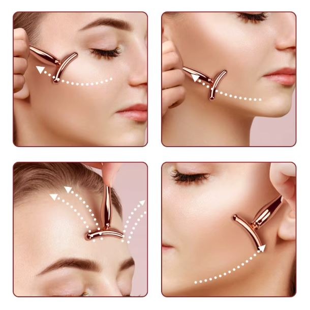 Masajeador Facial y Ocular 2 en 1 – Aleación de Zinc