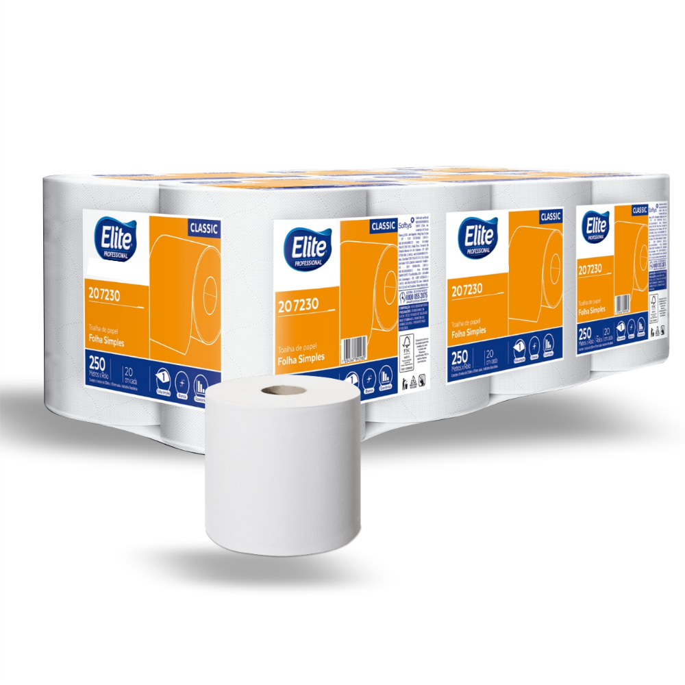 Papel Rollo Multiuso Elite X1 – 250 m x 20 cm
