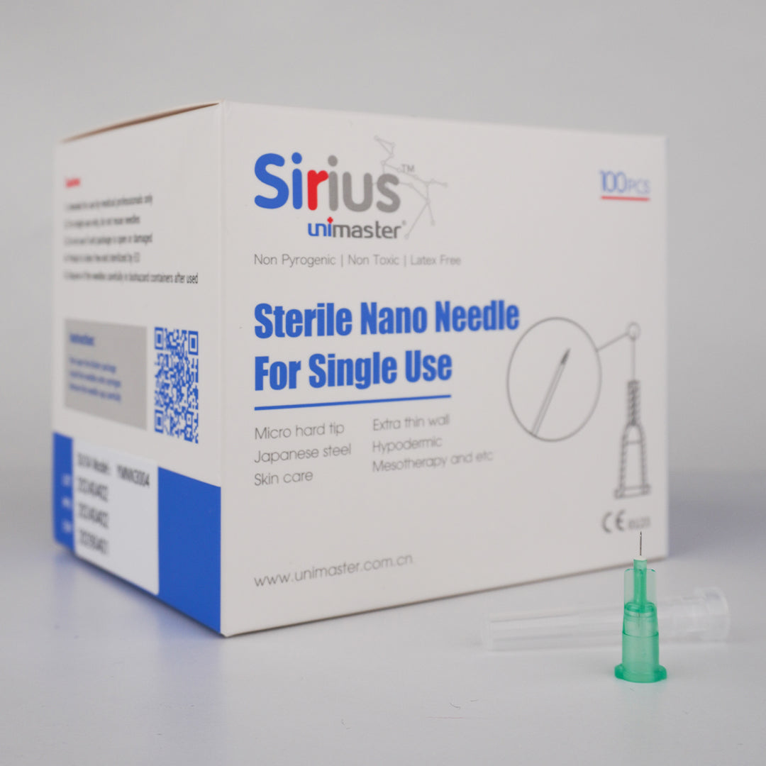 Aguja mesoterapia 32G 4mm caja 100 unidades