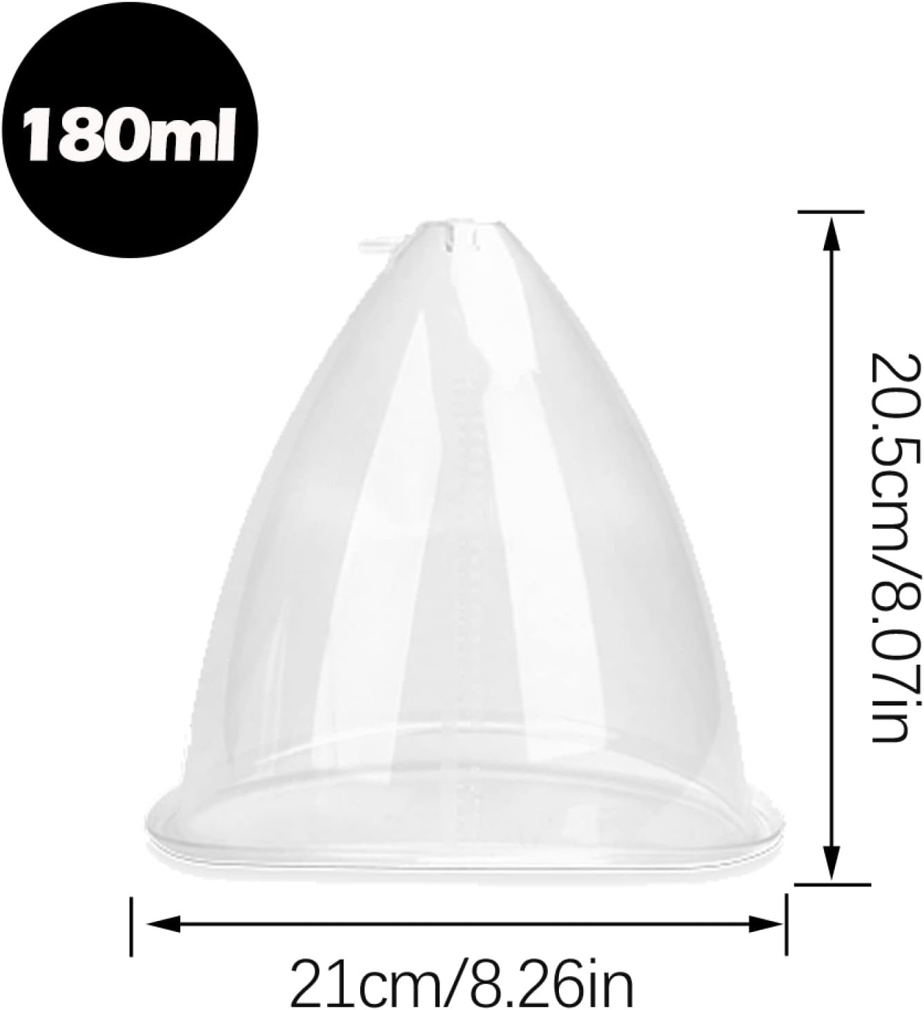 Copas para Vacum 180mm – Pack x2 Unidades con Mangueras