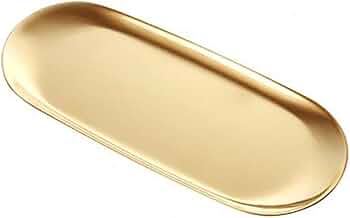 Bandeja De Acero Oval grande