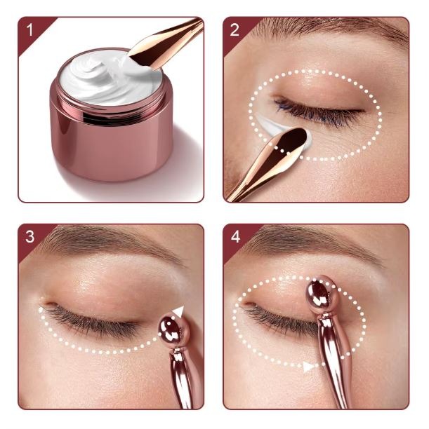 Masajeador Facial y Ocular 2 en 1 – Aleación de Zinc