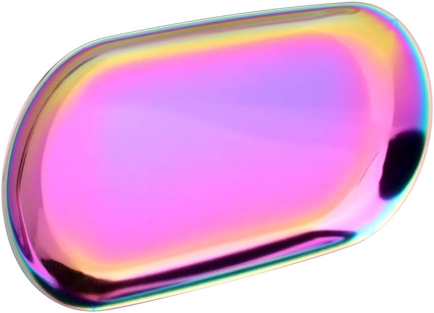 Bandeja metalica oval – Acero Pulido