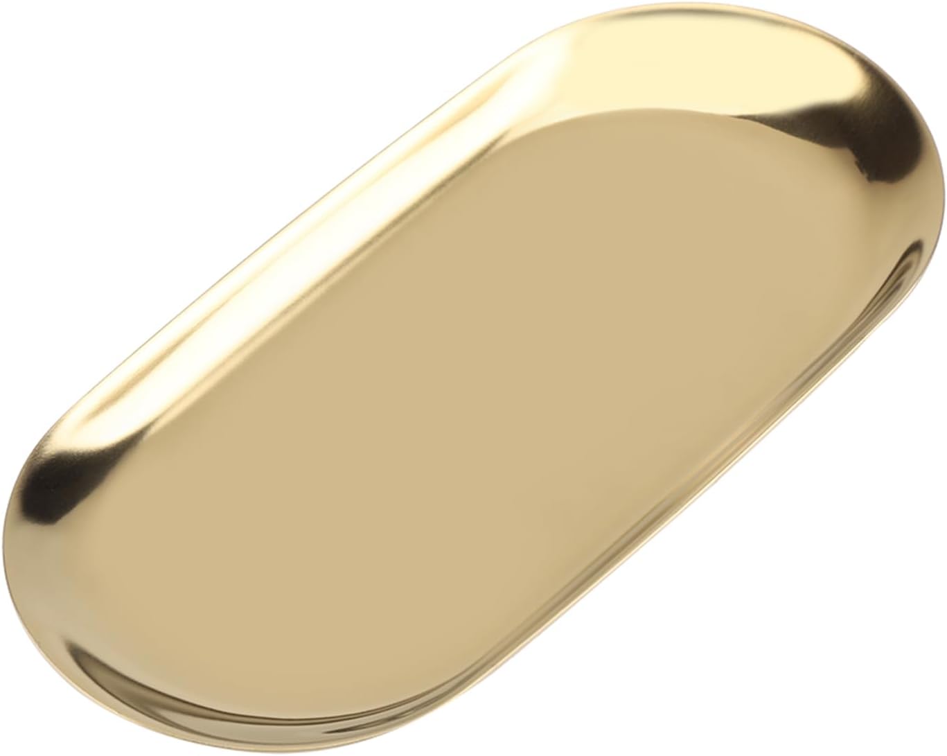 Bandeja metalica oval – Acero Pulido