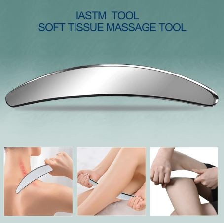 Kit Profesional Gua Sha de Acero Inoxidable