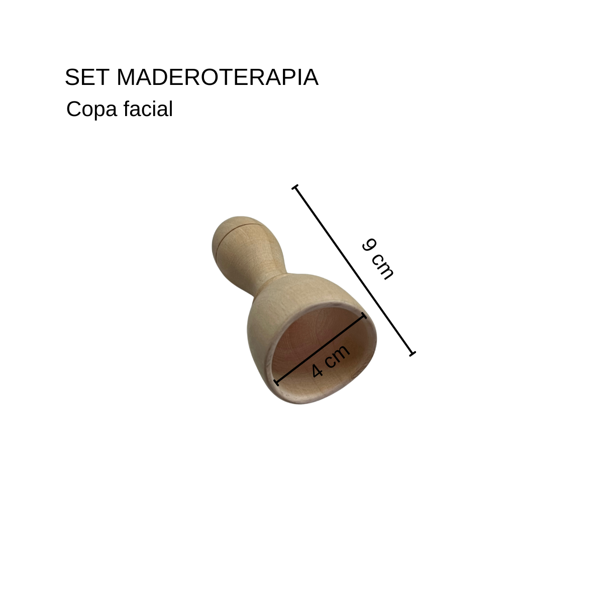 Kit de Maderoterapia Profesional – 5 Piezas de Madera Natural