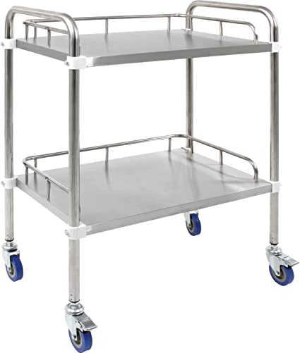 Mesa Carro Auxiliar Acero