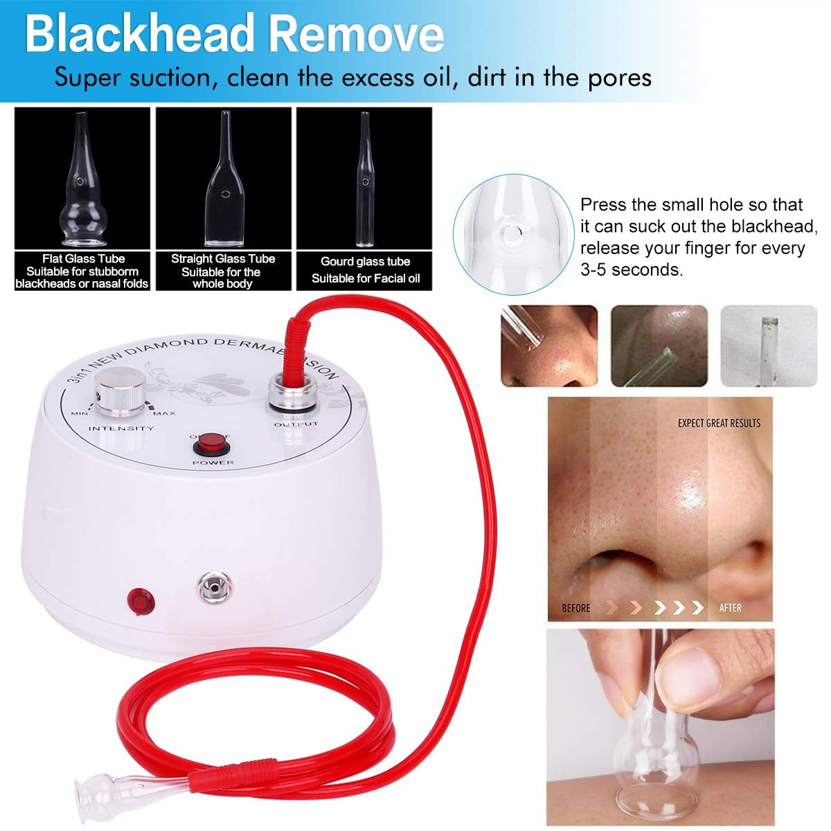 Máquina de Dermoabrasión Punta de Diamante Profesional VS-108