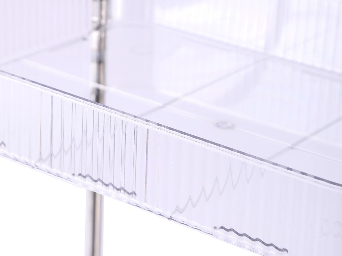 Carrito Organizador con Ruedas – Transparente