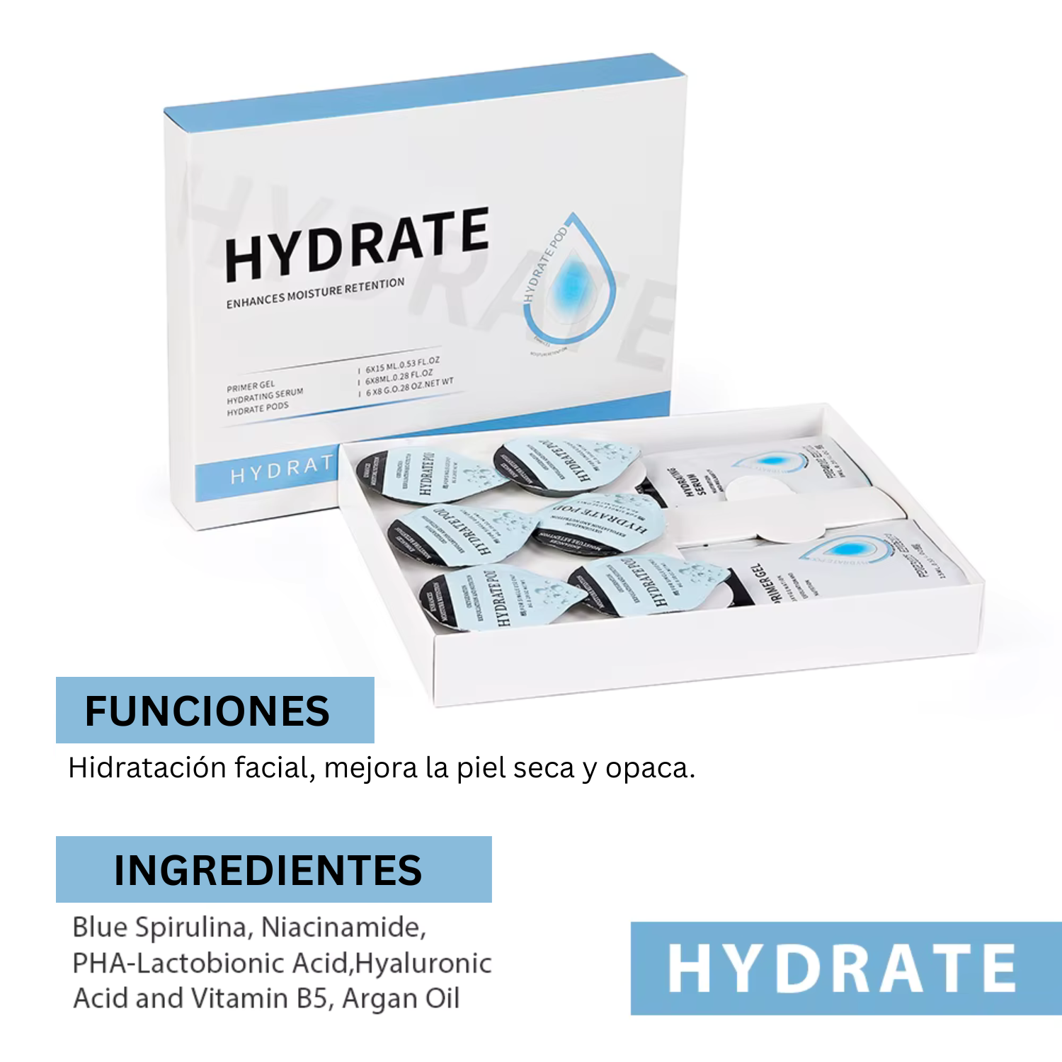 Pack Capsugen de 6 Primer Gel + 6 Serums + 6 Capsulas