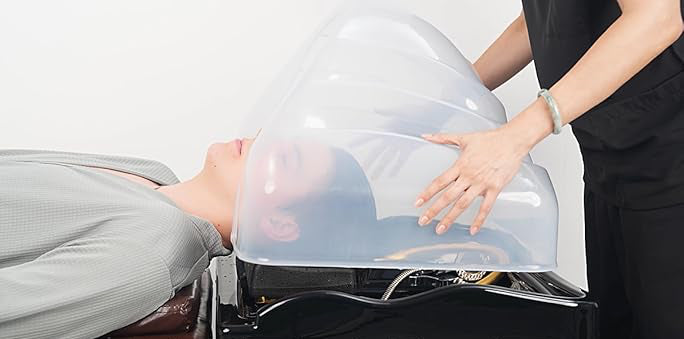 Cupula + vaporera para Head spa