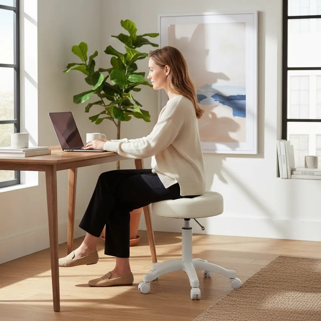 Silla banco sin respaldo para consultorio/oficina