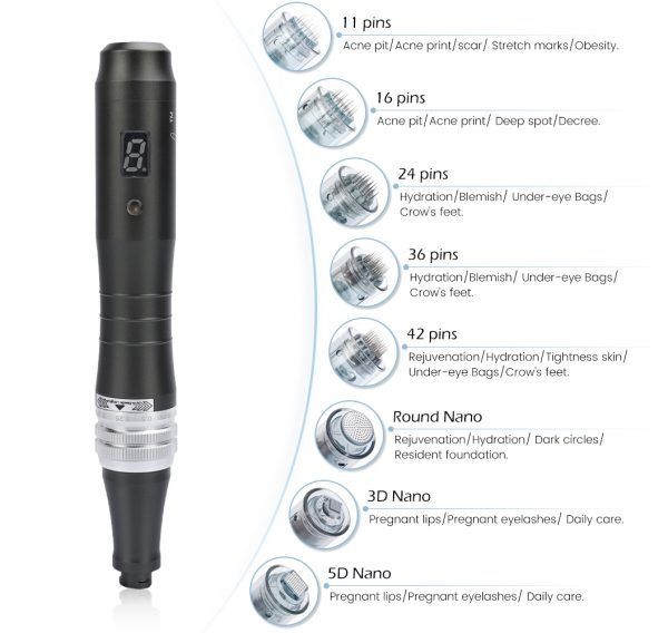 Agujas Repuesto Dr. Pen M8 / A6s – Microneedling Profesional