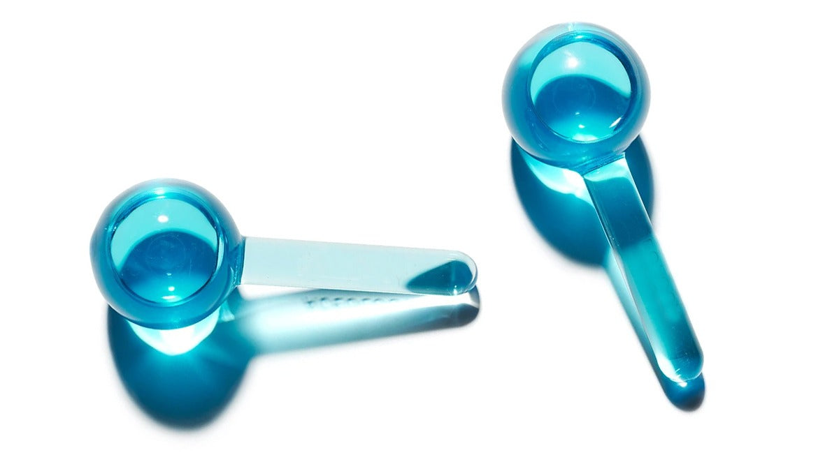 Esferas Descongestivas de Vidrio – Masajeador Facial en Frío
