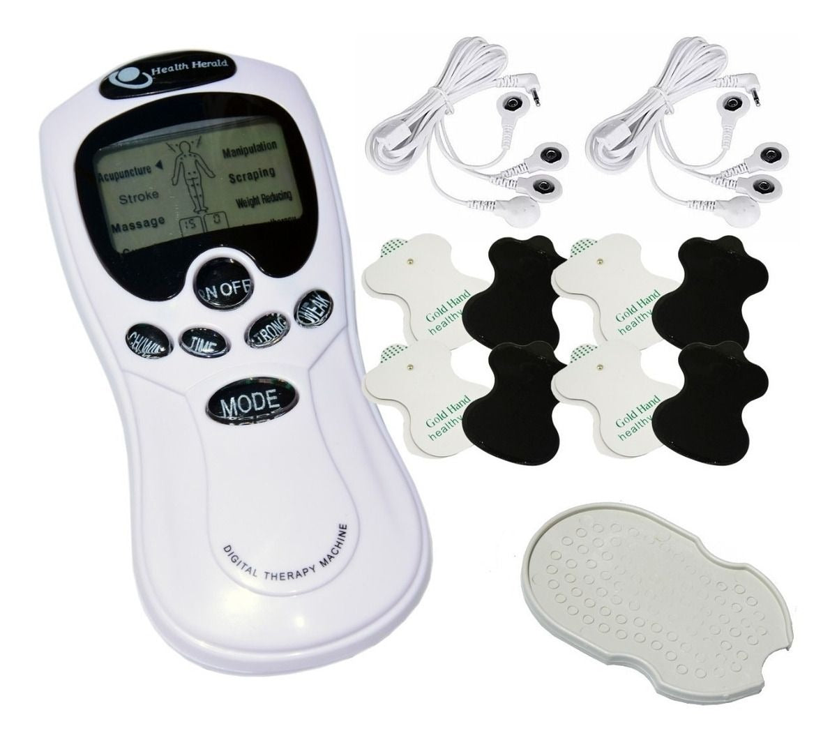 Electroestimulador Portátil Recargable 8 Electrodos
