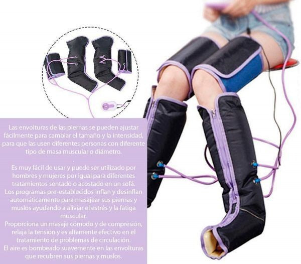 Botas de Presoterapia por Compresión de Aire – Modelo PN-9400