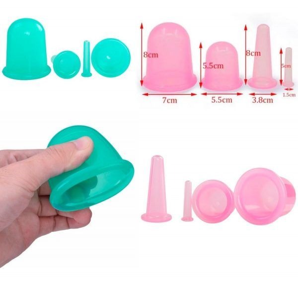 Ventosa China Masajeador de Silicona – Pack x4