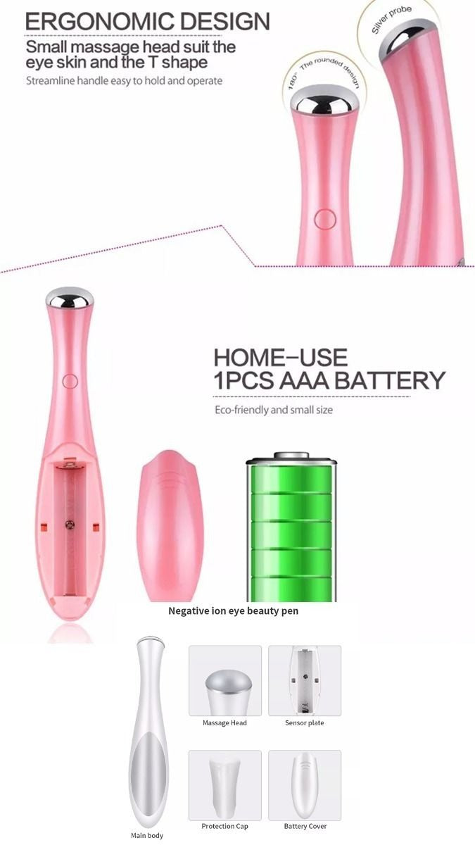 Masajeador Vibrador para Contorno de Ojos Anti-Edad