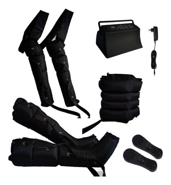 Kit Presoterapia Profesional – Botas + Abdomen + 2 Brazos L/XL