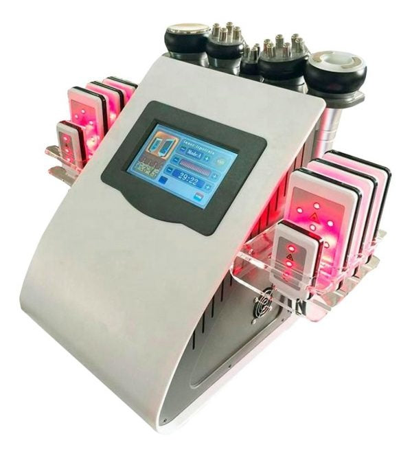 Combinado Estética 6 en 1 – Lipoláser, RF, Cavitación, Vacum