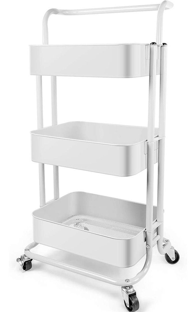 Carrito Auxiliar Organizador con Ruedas – Plegable o Estándar