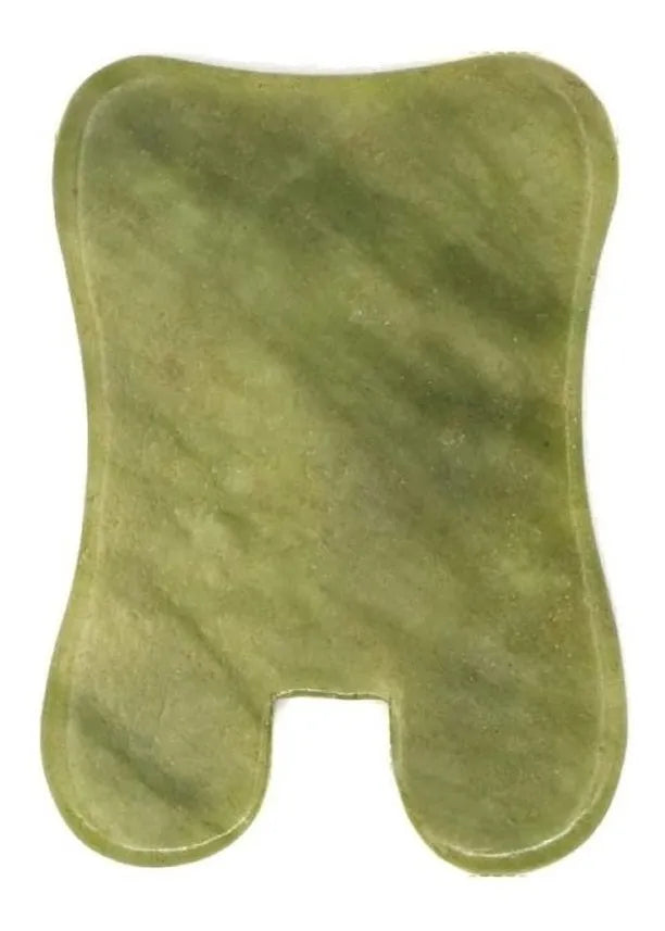Piedra Guasha Jade Natural Para Masajes Faciales