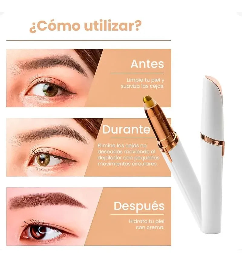 Depilador  Vello Cejas Recargable Tipo Lápiz