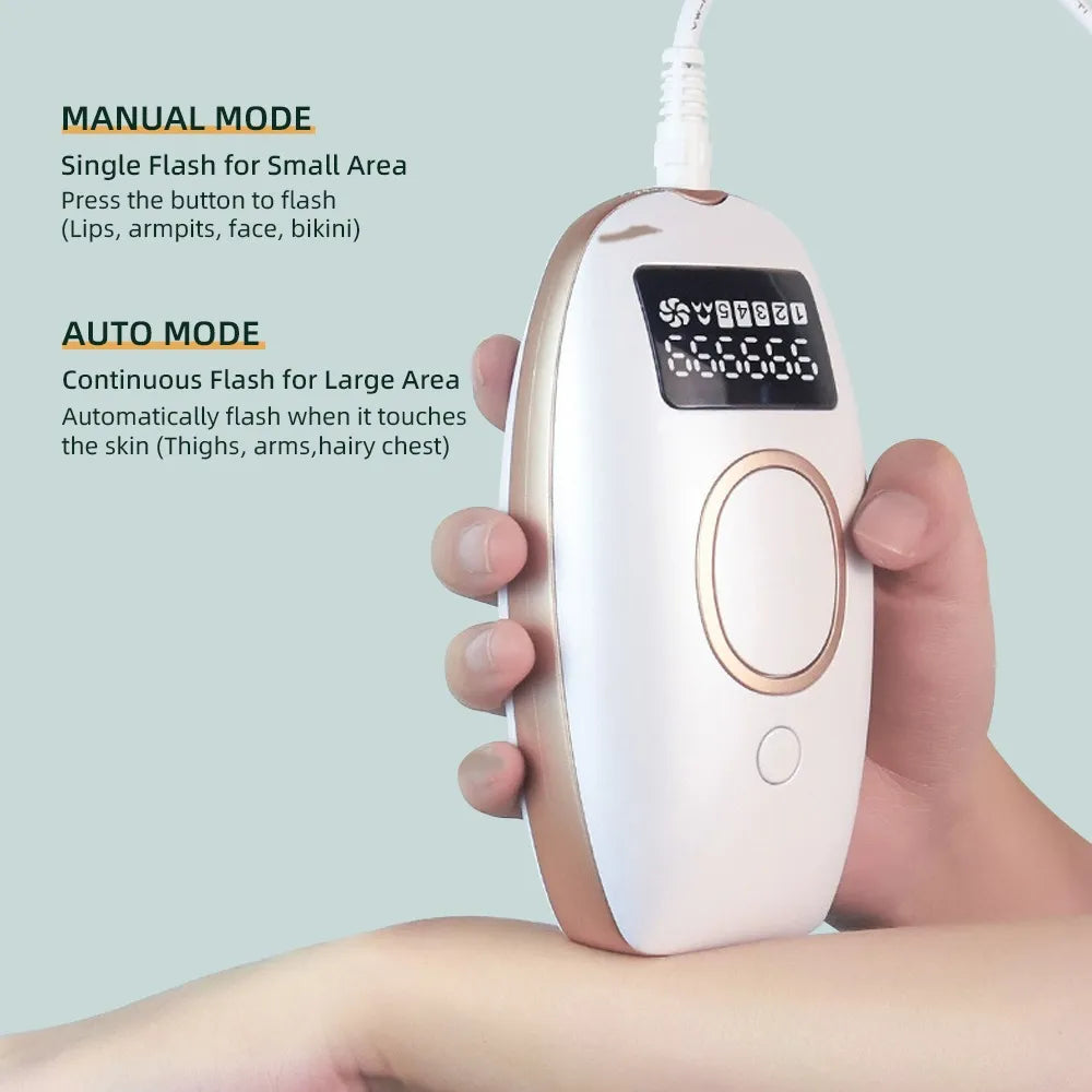 Depiladora IPL Doméstica con Visor