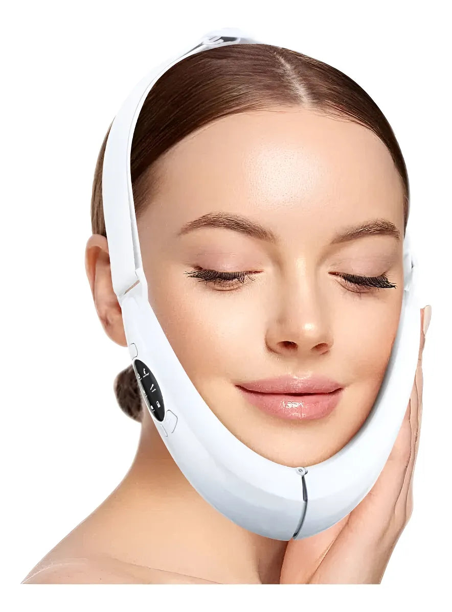 Dispositivo Masajeador Facial Reductor Papada 3 Modos Blanco