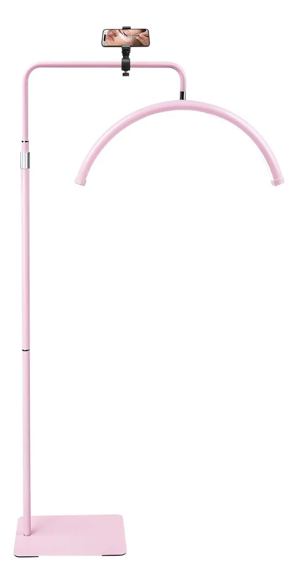 Lampara media luna de pie Grande