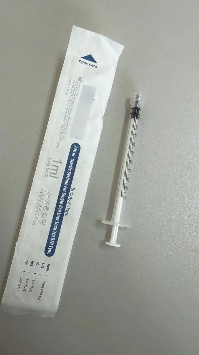 Jeringa Rosca 1ml Luer Lock Pack x10u