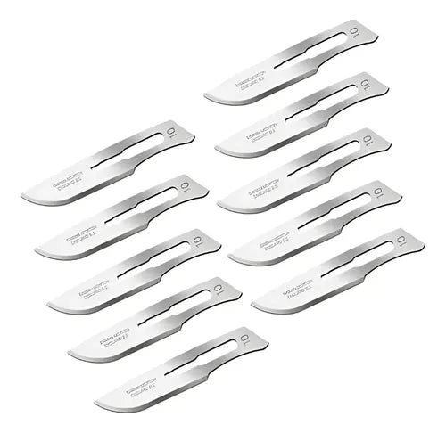 Set de Hojas para Dermaplaning N°10 (x10 unidades)  – Chinas o Alemanas