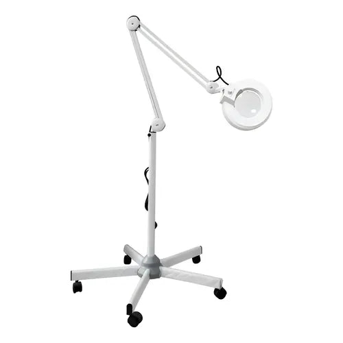 Lampara de pie con lupa