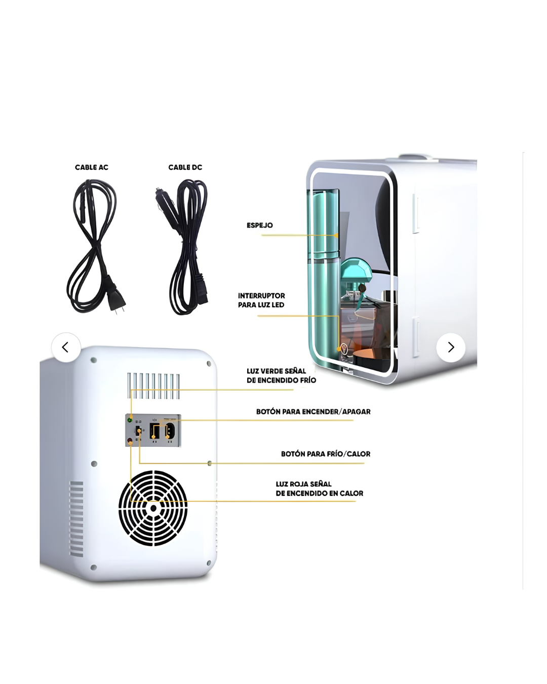 Heladera Electrica 4L Skincare Estetica Masajeadores