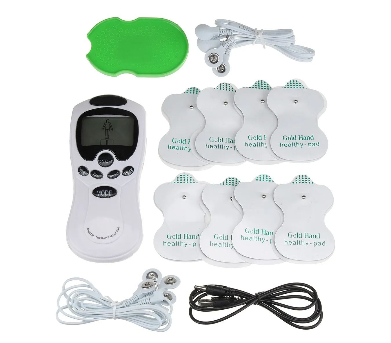 Electroestimulador Portátil Recargable 8 Electrodos