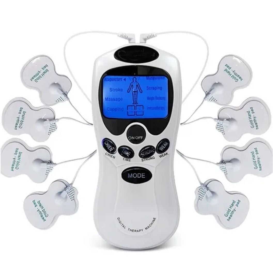 Electroestimulador Portátil Recargable 8 Electrodos