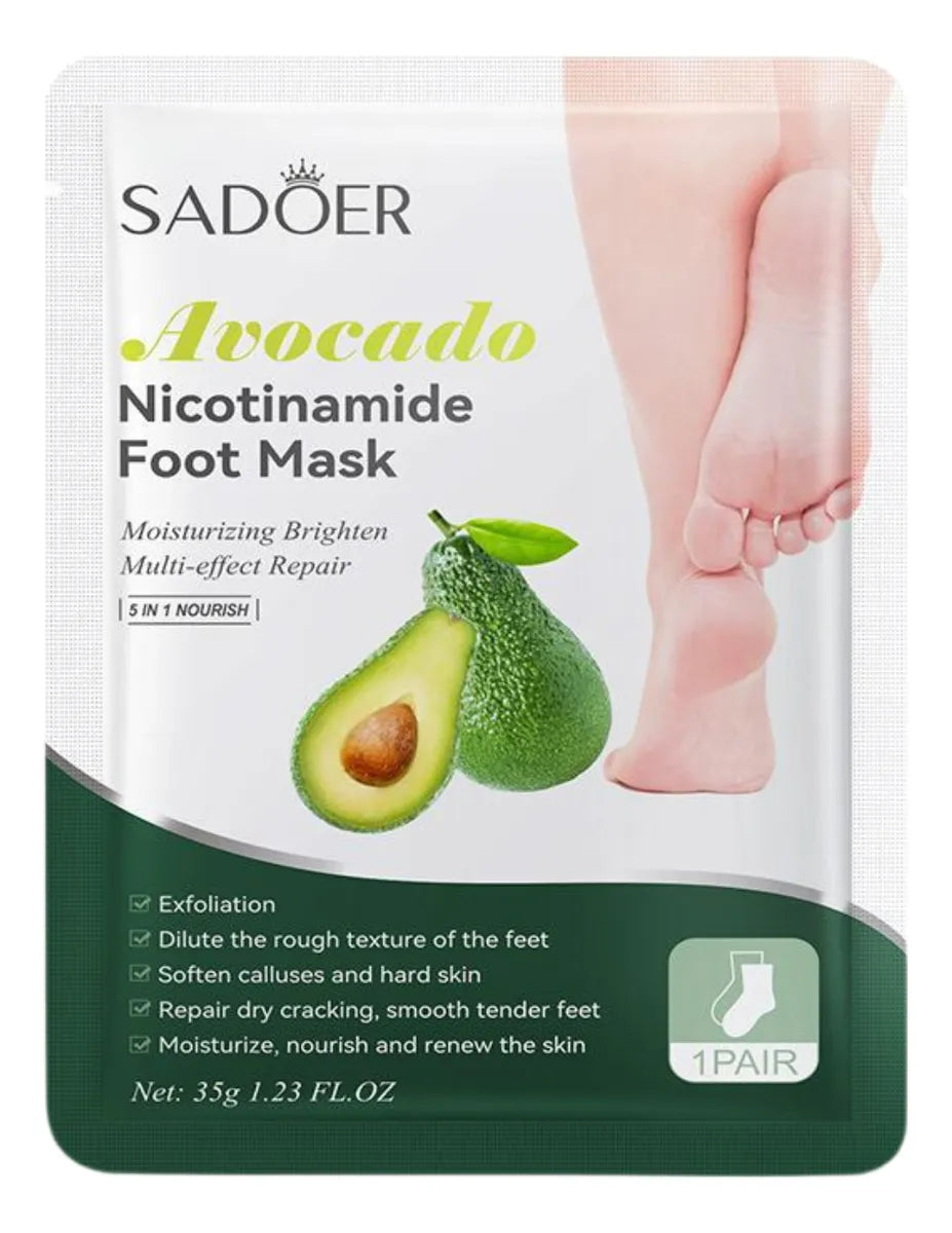 Mascarilla de pies SADOER Exfoliante Hidratante